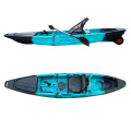 Alibaba online trade show boat factory wholesale 12ft  fishing kayak with wheels